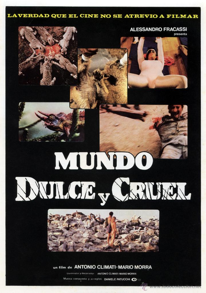 Cine: MUNDO DULCE Y CRUEL (GUIA ORIGINAL DE SU ESTRENO EN ESPA&Ntilde;A) ANTONIO CLIMATI-MARIO MORRA