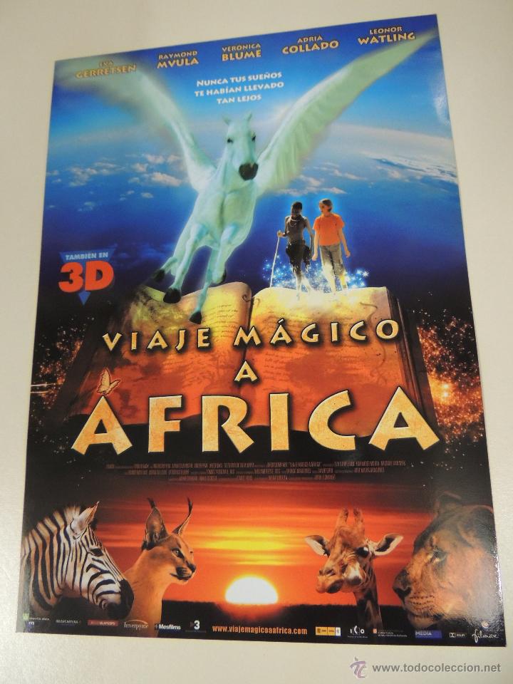 Cinema: viaje magico a africa 3d - guia original - veronica blume leonor watling - lote 20 guias 30 euros