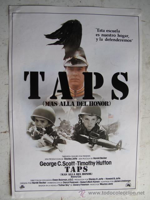 Cinema: TAPS MAS ALLA DEL HONOR  10GUIAS X 25&euro; O 100GUIASX130&euro;