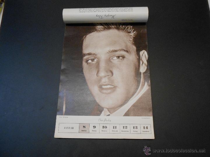 Cinema: CALENDARIO CINEMATOGRAFICO DE PARED - 1961 - ELVIS PRESLEY,BRIGITTE BARDOTT Y MUCHOS MAS