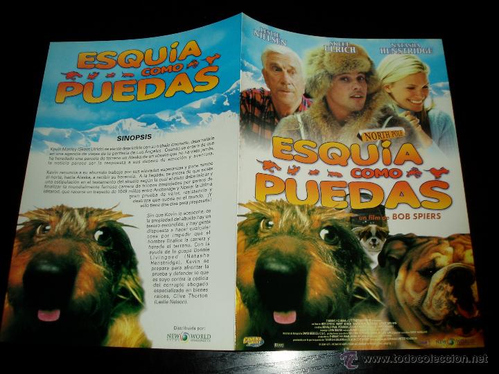 Cine: ESQUIA COMO PUEDAS. GUIA PUBLICITARIA DOBLE. MAGNIFICO ESTADO.ORIGINAL.NUEVO.