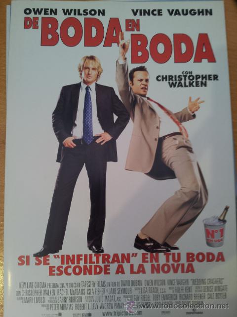 Cin&eacute;ma: De Boda en Boda. Guia Publicitaria.