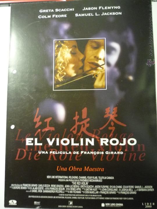 Cine: guia doble el violin rojo -