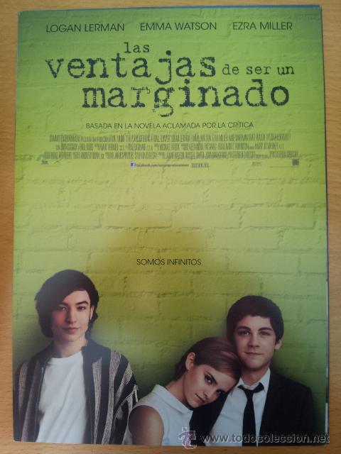 Cine: Las Ventajas de ser un Marginado. Guia Publicitaria.