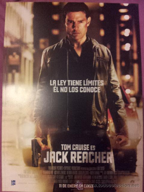Cin&eacute;ma: Jack Reacher. Guia Publicitaria.
