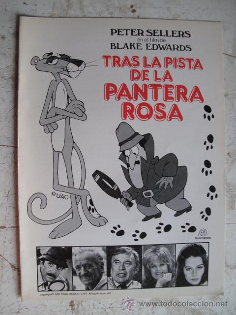 Cine: 3592 TRAS LA PISTA DE LA PANTERA ROSA