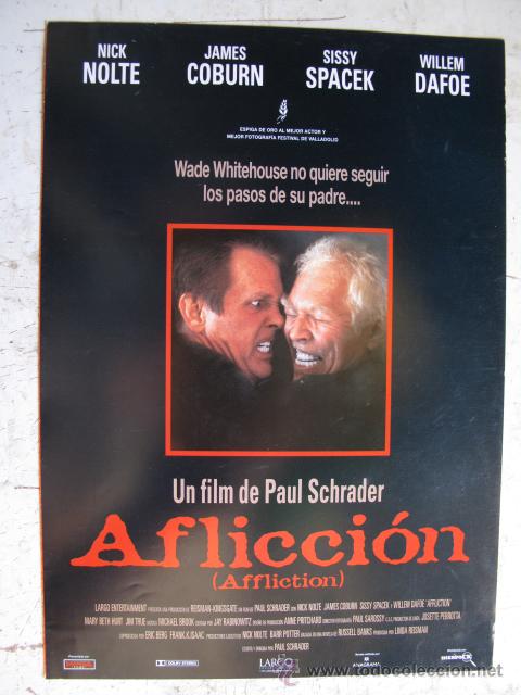 Cinema: AFLICCION  10 GUIAS X 25&euro; 100GUIAS X 130&euro; ENVIOS INCLUIDOS
