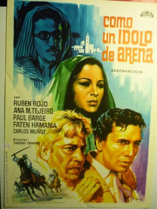 Cine: GUIA DOBLE COMO IDOLO DE ARENA.- RUBEN ROJO .-DIBUJO SOLIGO