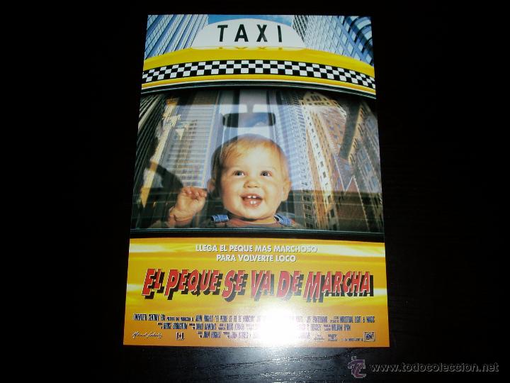 Cine: TAXI, EL PEQUE SE VA DE MARCHA. GUIA PUBLICITARIA SENCILLA. ORIGINAL.MAGNIFICO ESTADO.NUEVO.
