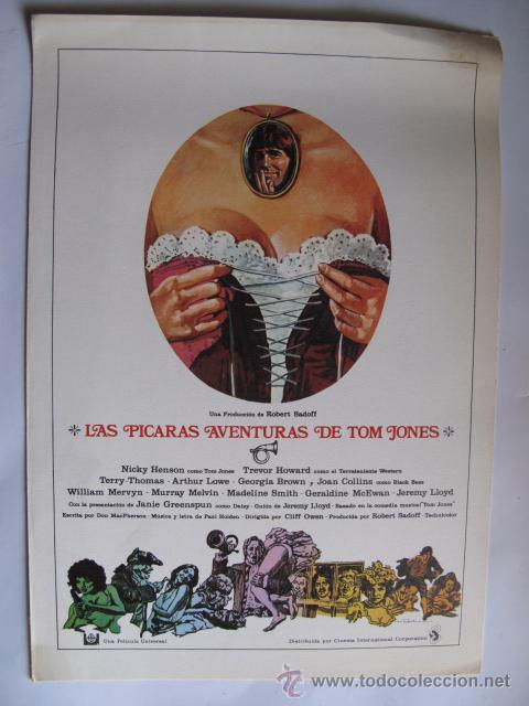 Cine: LAS PICARAS AVENTURAS DE TOM JONES 10 GUIAS X 25&euro; 100GUIAS X 130&euro; ENVIOS INCLUIDOS
