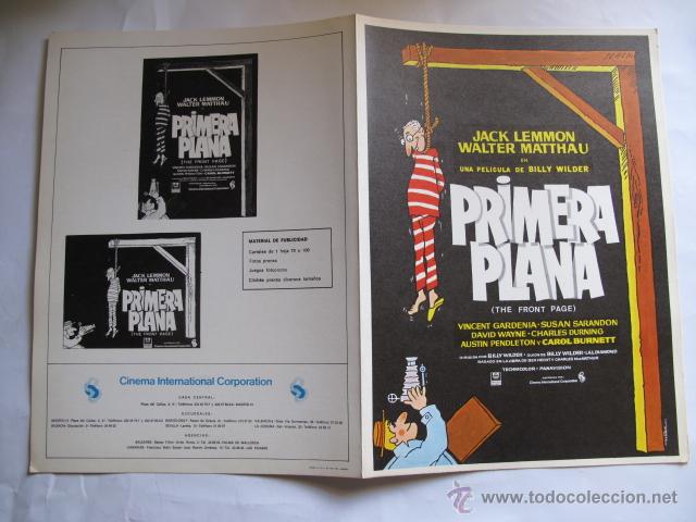 Cinema: PRIMERA PLANA ---- NO ENTRA EN LOTES