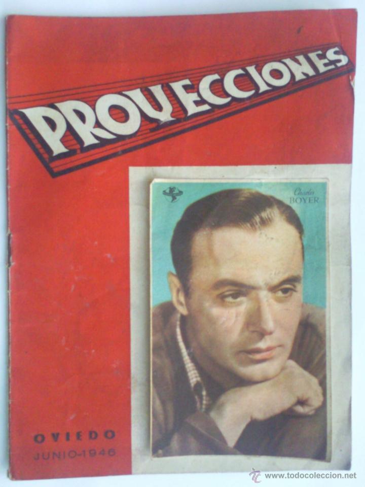 Cinema: REVISTA DE CINE, PRYECCIONES CON FOLLETOS DE MANO DE LAS PELICULAS QUE PRESENTAN, OVIEDO JUNIO 1946