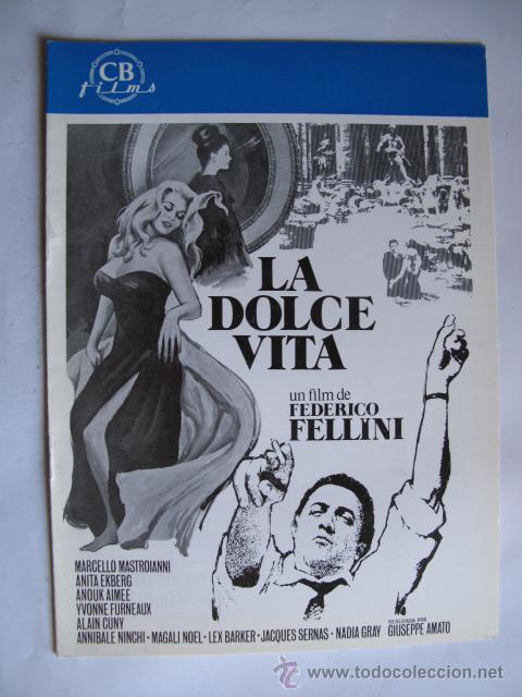 Kino: LA DOLCE VITA  10GUIAS X 25&euro; 100GUIASX130&euro; ENVIOS INCLUIDOS