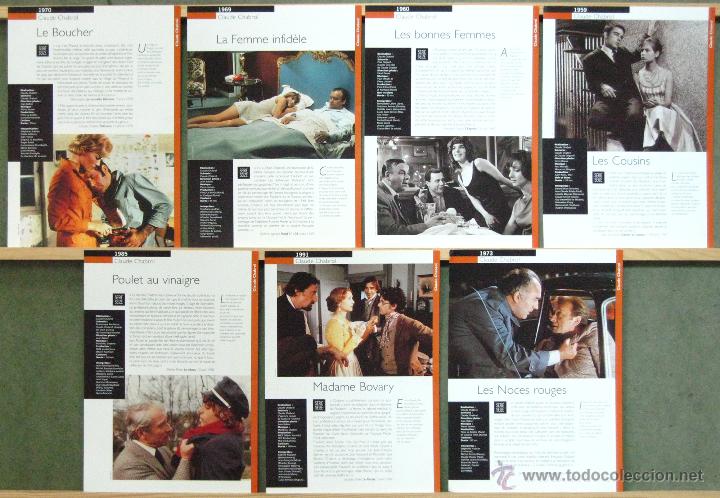 Cinema: G5267 CLAUDE CHABROL COLECCION 7 GUIAS ORIGINALES FRANCESAS