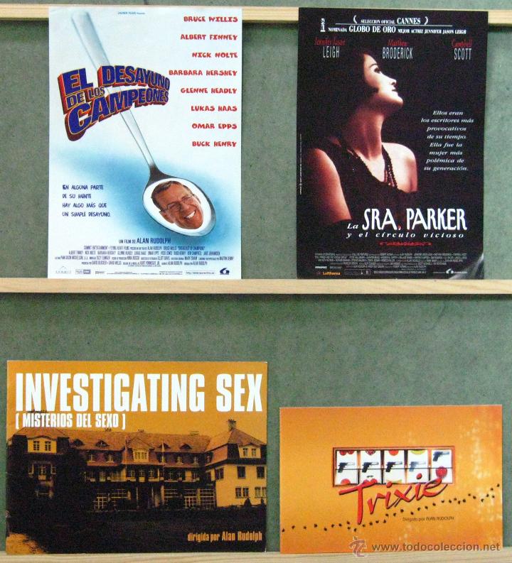 Cin&eacute;ma: G5284 ALAN RUDOLPH COLECCION 4 GUIAS ORIGINALES ESPA&Ntilde;OLAS