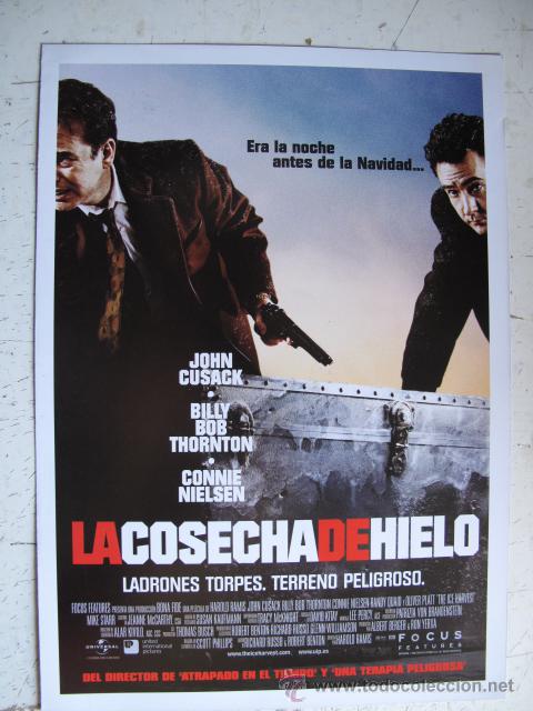 Cinema: LA COSECHA DE HIELO  10 GUIAS A ELEGIR 25&euro; EUROS . 100 GUIAS 130&euro;
