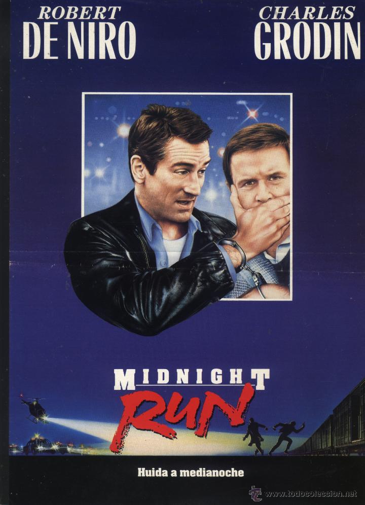 Cine: Q-10098- HUIDA A MEDIANOCHE (MIDNIGHT RUN) Robert De Niro - Charles Grodin - Yaphet Kotto