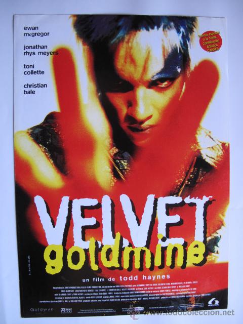 Cinema: VELVET GOLDMINE  10GUIAS X 25&euro; 100GUIAS X 130&euro; ENVIOS INCLUIDOS