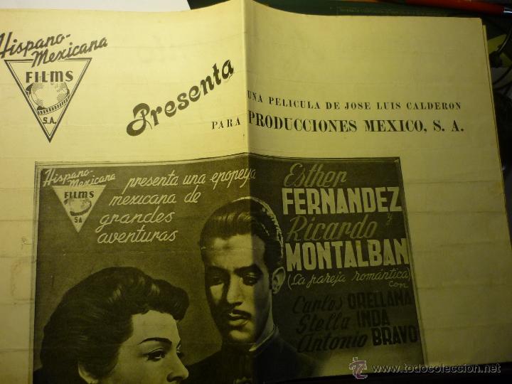 Cinema: GUIA GRAN TAMA&Ntilde;O 50 X 4O APROX. PELICULA LA FUGA-RICARDO MONTALBAN--BB