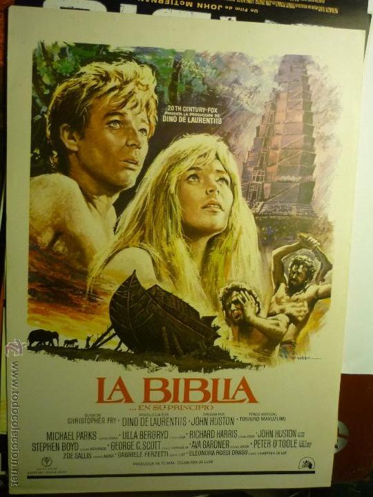 Cine: guia la biblia.-richard harris-ava gardner-dibujo mac