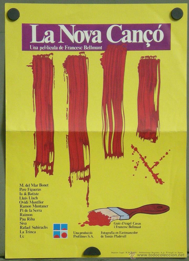 Cinema: G9823 LA NUEVA CANCION / LA NOVA CAN&Ccedil;O BELLMUNT GUIA ORIGINAL PROFILMES ESTRENO