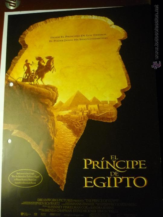 Cine: GUIA DOBLE EL PRINCIPE DE EGIPTO.- DIBUJOS