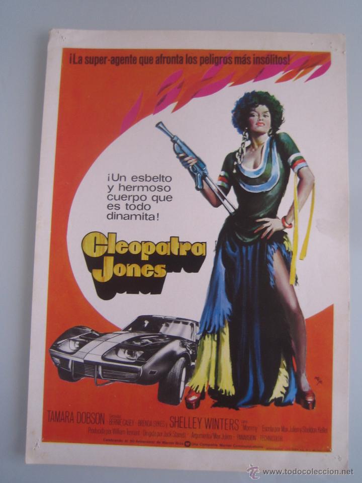 Cine: cleopatra jones guia publicitaria original estreno