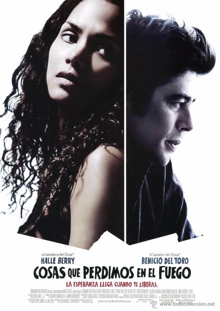 Cine: COSAS QUE PERDIMOS EL EL FUEGO (GUIA ORIGINAL 4 PAGINAS ESTRENO EN ESPA&Ntilde;A CON FOTOS) HALLE BERRY