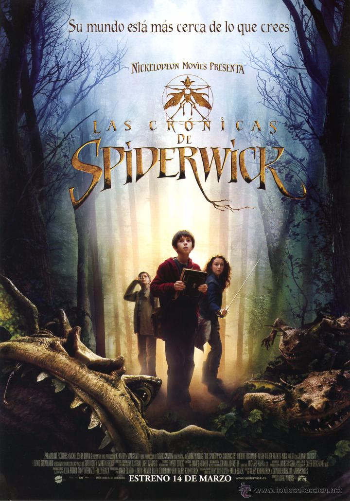 Cinema: LAS CRONICAS DE SPIDERWICK (GUIA ORIGINAL 4 PAGINAS ESTRENO EN ESPA&Ntilde;A CON FOTOS)