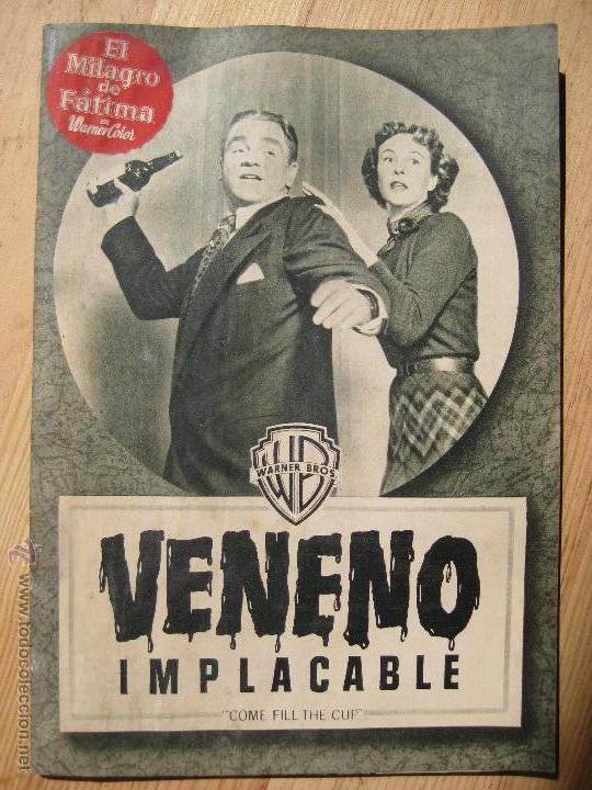 Cine: VENENO IMPLACABLE - 1951 JAMES CAGNEY - Foto 1