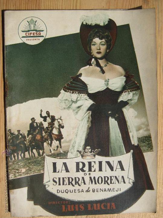 Cine: LA REINA DE SIERRA MORENA , AMPARITO RIVELLES, JORGE MISTRAL