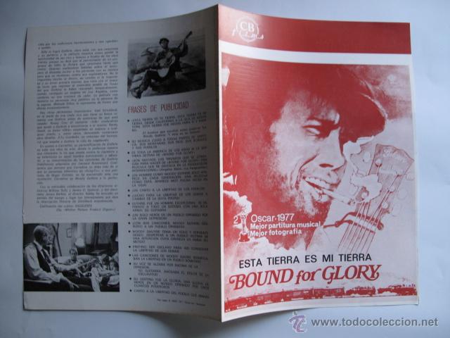 Cinema: X1935 BOUND FOR GLORY  NO ENTRA EN LOTES