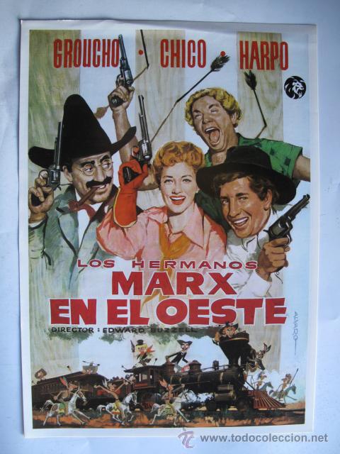 Cine: X3072 LOS HERMANOS MARX EN EL OESTE NO ENTRA EN LOTES