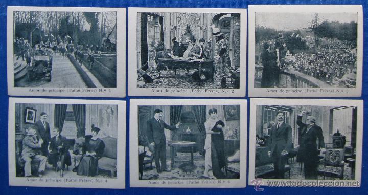Cine: TIKET FILM. AMOR DE PRINCIPE, PATH&Eacute; FR&Egrave;RES, 1913. RECLAM FILMS.