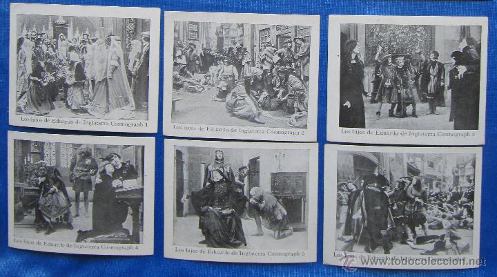 Cine: TIKET FILM. LOS HIJOS DE EDUARDO DE INGLATERRA. COSMOGRAPH, 1914. RECLAM FILMS.