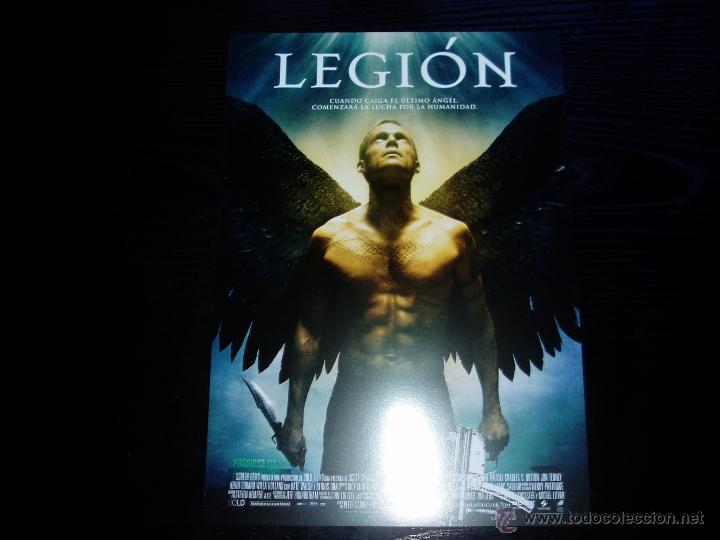 Cine: LEGION. GUIA PUBLICITARIA SENCILLA. ORIGINAL DE LA PELICULA.