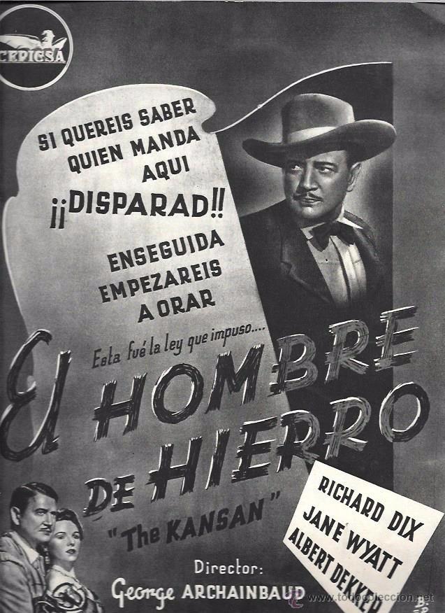 Cine: GU&Iacute;A DE CINE. EL HOMBRE DE HIERRO. THE KANSAN. CEPICSA.