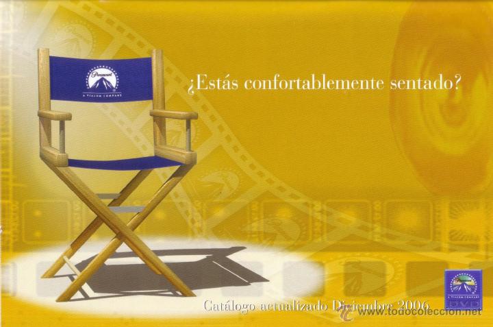 Cine: CINE. CAT&Aacute;LOGO ACTUALIZADO de DVDs. DICIEMBRE. A&Ntilde;O 2006 de la * PARAMOUNT *. NUEVO