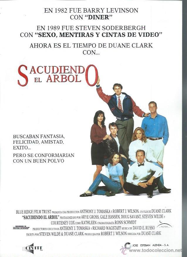 Cin&eacute;ma: GU&Iacute;A PUBLICITARIA DE CINE SACUDIENDO EL &Aacute;RBOL, ORIGINAL, 20 POR 30CM