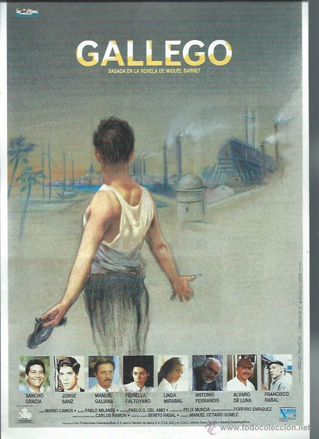 Kino: GU&Iacute;A DE CINE PUBLICITARIA GALLEGO, ORIGINAL, 20 POR 30CM