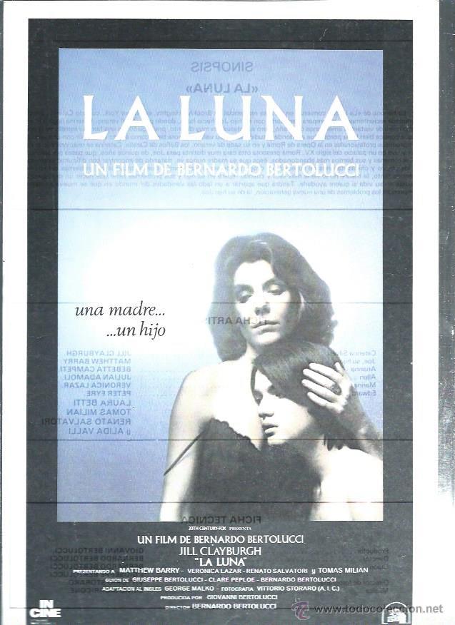 Cin&eacute;ma: GU&Iacute;A DE CINE PUBLICITARIA LA LUNA, BERNARDO BERTOLUCCI, ORIGINAL, 20 POR 30CM