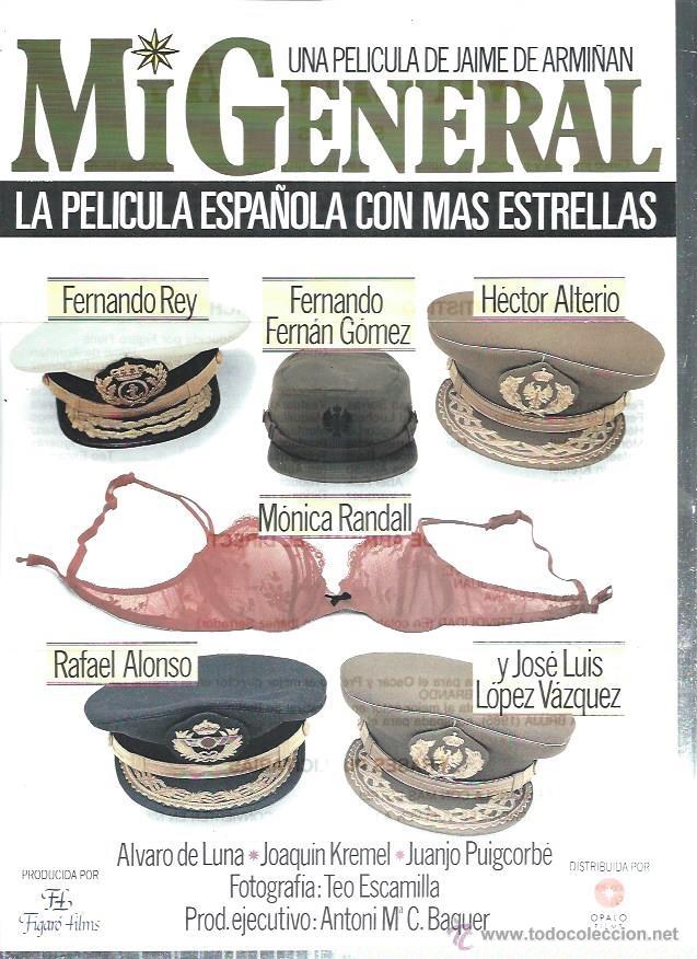 Kino: GU&Iacute;A DE CINE PUBLICITARIA MI GENERAL, JAIME DE ARMI&Ntilde;AN, ORIGINAL, 20 POR 30CM