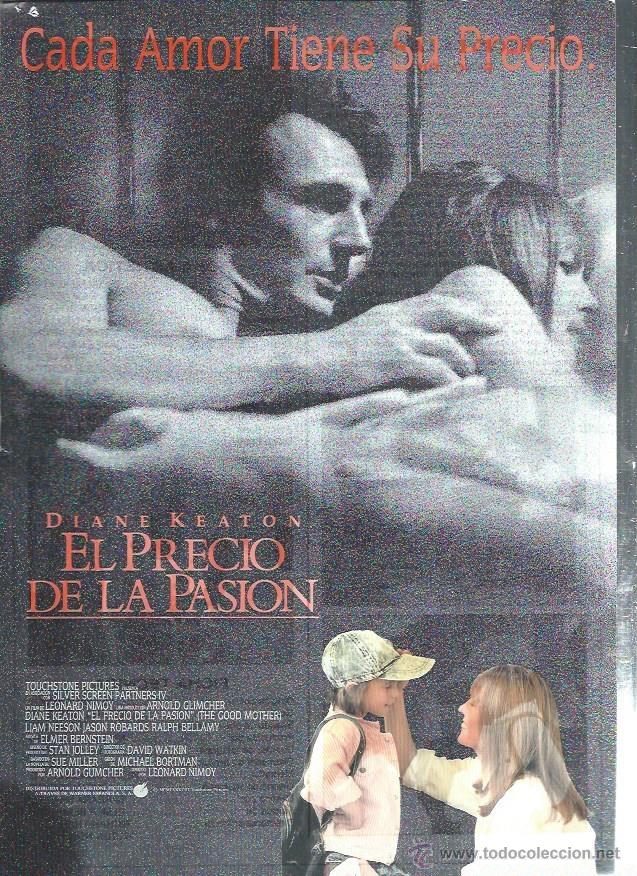 Cinema: GU&Iacute;A PUBLICITARIA DE CINE EL PRECIO DE LA PASI&Oacute;N, ORIGINAL, 20 POR 30CM