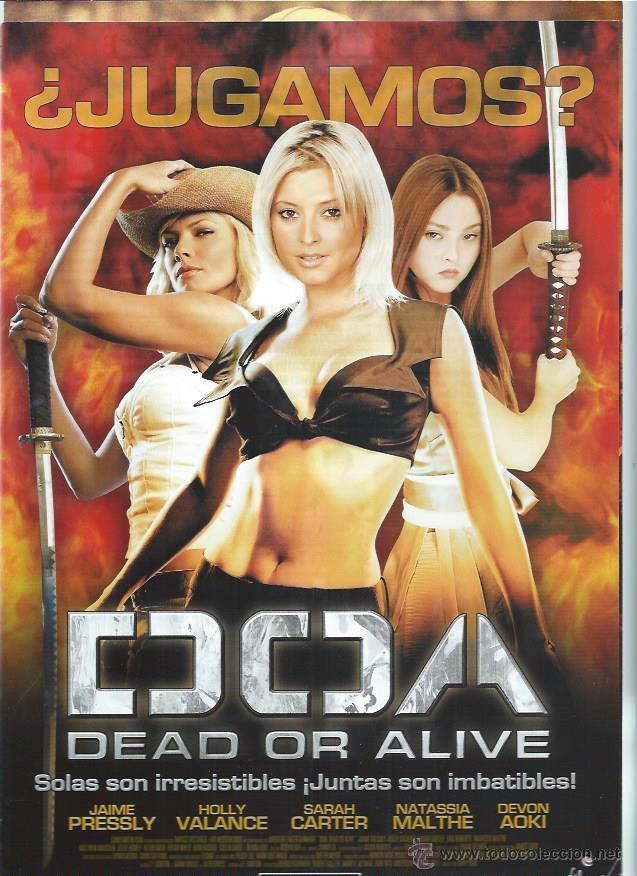 Cinema: GU&Iacute;A PUBLICITARIA DE LA PEL&Iacute;CULA DEAD OR ALIVE, ORIGINAL, 20 POR 30CM