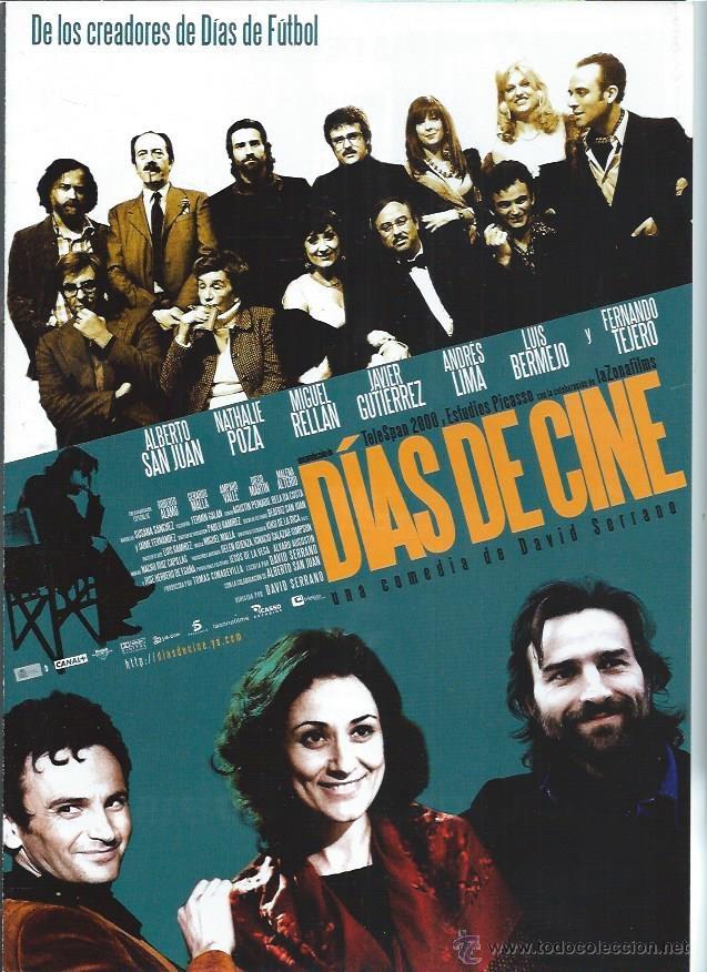 Cin&eacute;ma: GU&Iacute;A PUBLICITARIA DE LA PEL&Iacute;CULA D&Iacute;AS DE CINE, ORIGINAL, 20 POR 30CM
