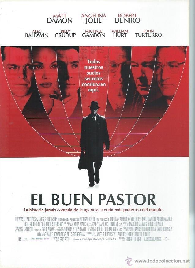 Cin&eacute;ma: GU&Iacute;A PUBLICITARIA DE LA PEL&Iacute;CULA EL BUEN PASTOR, ORIGINAL, 20 POR 30CM