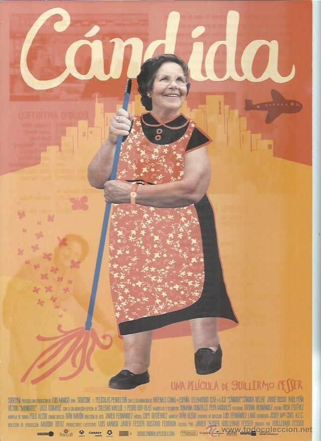 Cinema: GU&Iacute;A PUBLICITARIA DE LA PEL&Iacute;CULA C&Aacute;NDIDA, ORIGINAL, 20 POR 30CM