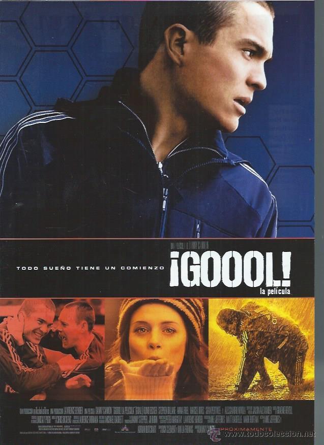 Cinema: GU&Iacute;A PUBLICITARIA DE LA PEL&Iacute;CULA GOOOL, ORIGINAL, 20 POR 30CM