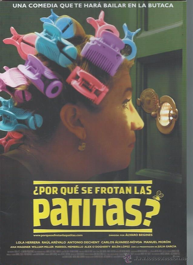 Cin&eacute;ma: GU&Iacute;A PUBLICITARIA DE LA PEL&Iacute;CULA POR QU&Eacute; SE FROTAN LAS PATITAS, ORIGINAL, 30 POR 20CM
