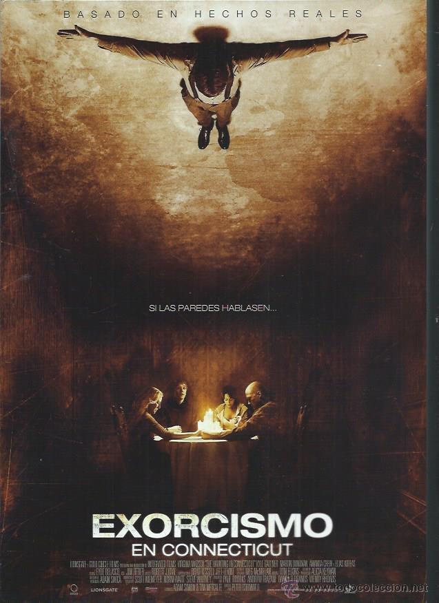Cin&eacute;ma: GU&Iacute;A PUBLICITARIA DE LA PEL&Iacute;CULA EXORCISMO, ORIGINAL, 30 POR 20CM